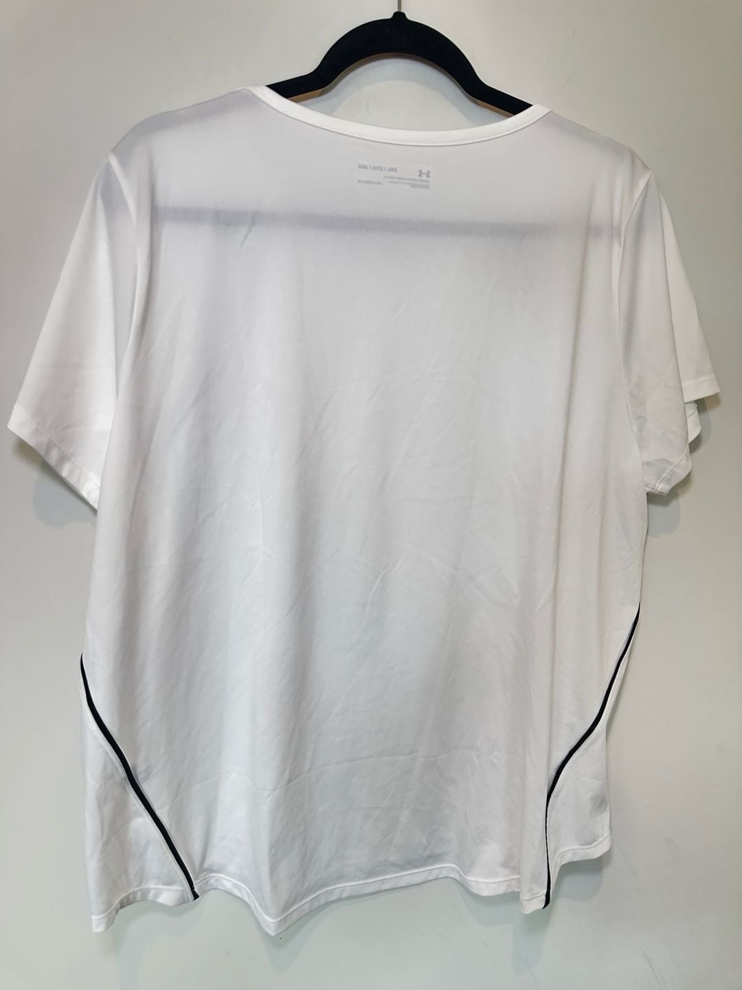 Under Armour HeatGear Athletic T-Shirt Size 2XL White Loose 4