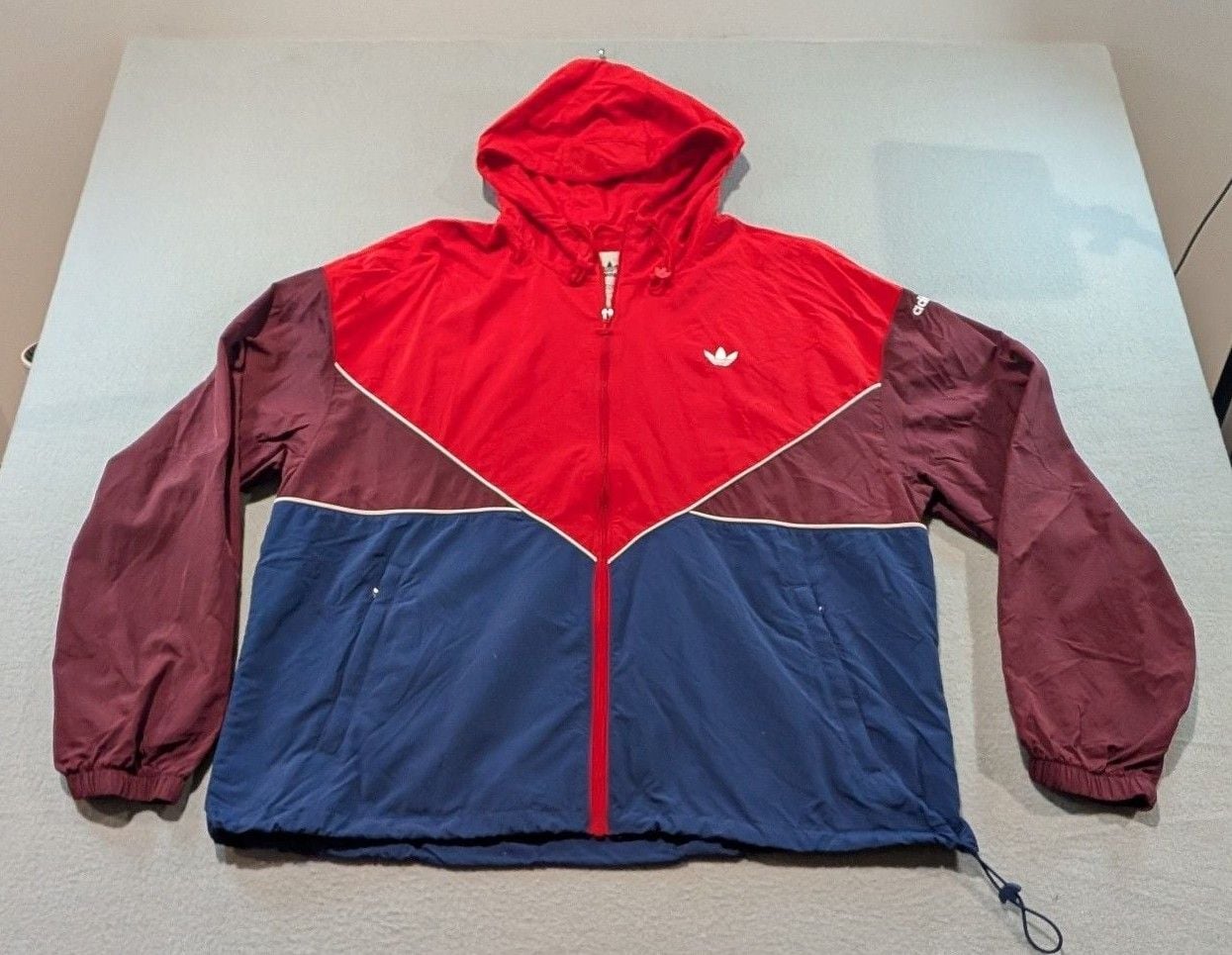Adidas Originals Archive Windbreaker Jacket Size L Colorblock 2