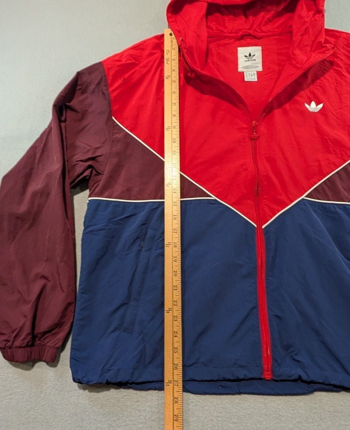 Adidas Originals Archive Windbreaker Jacket Size L Colorblock 6