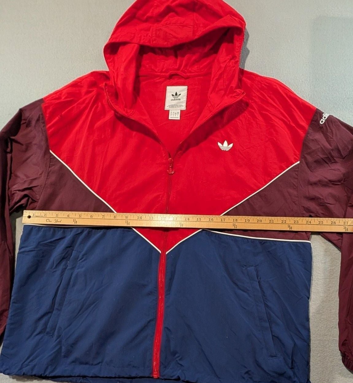 Adidas Originals Archive Windbreaker Jacket Size L Colorblock 5