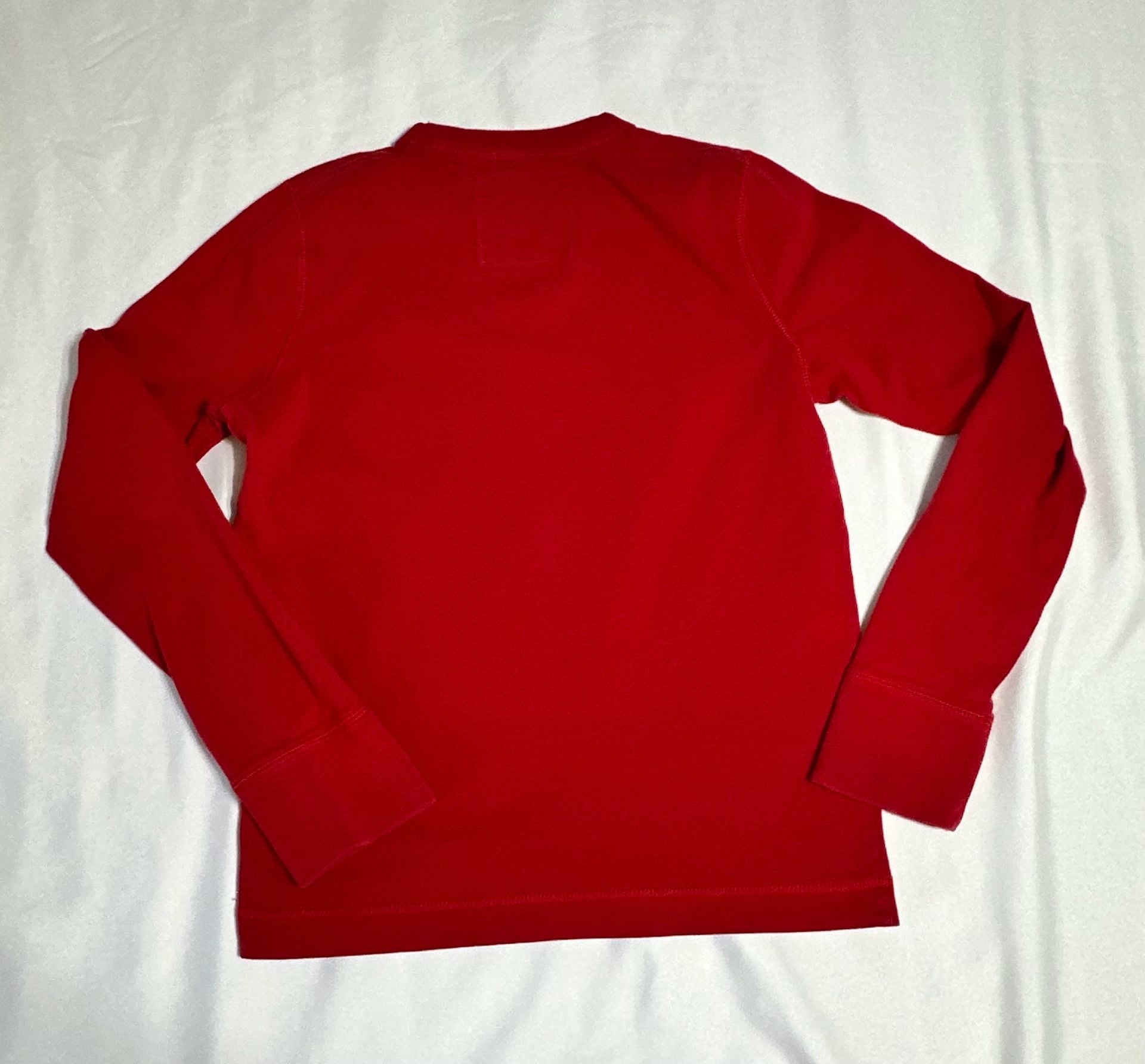 Abercrombie Kids Long Sleeve Shirt Size L Red Moose 6