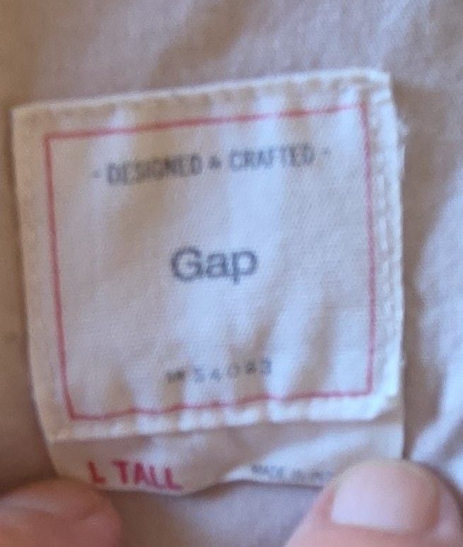 Gap Utility Jacket Size L TALL Khaki Cotton Cargo 7
