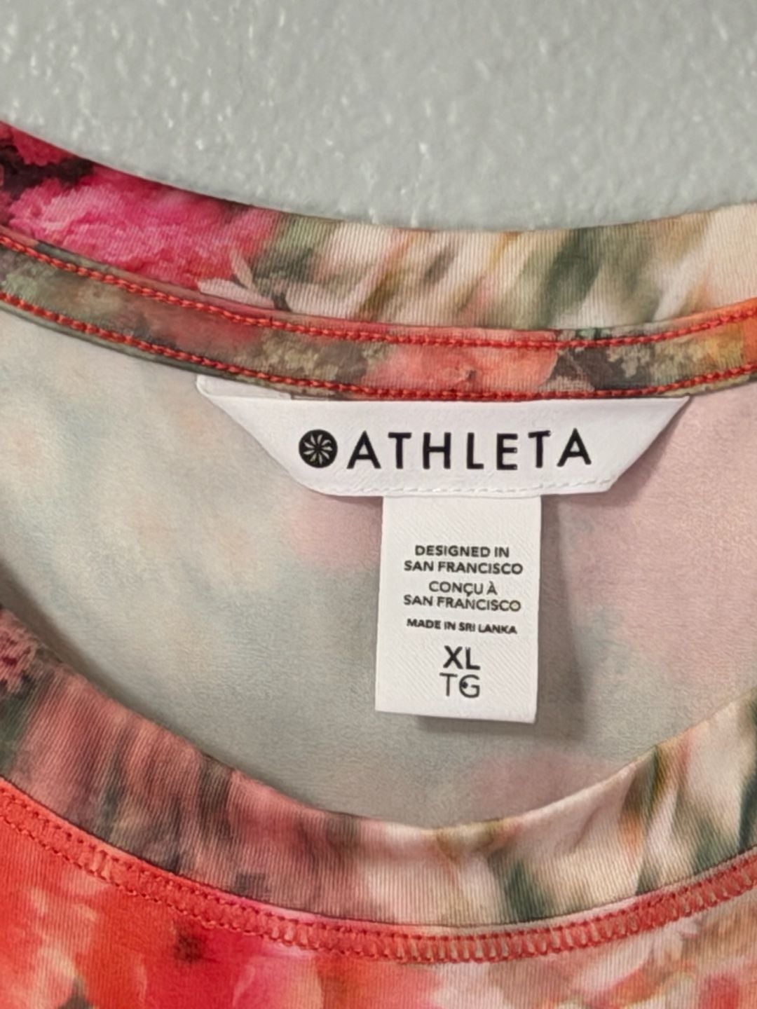 Athleta Refined Zephyr Tank Size XL Renewed Bloom Floral 4