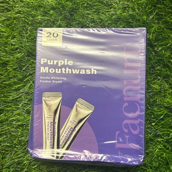 Facnurt Purple Mouthwash Gentle Whitening 20 Uses