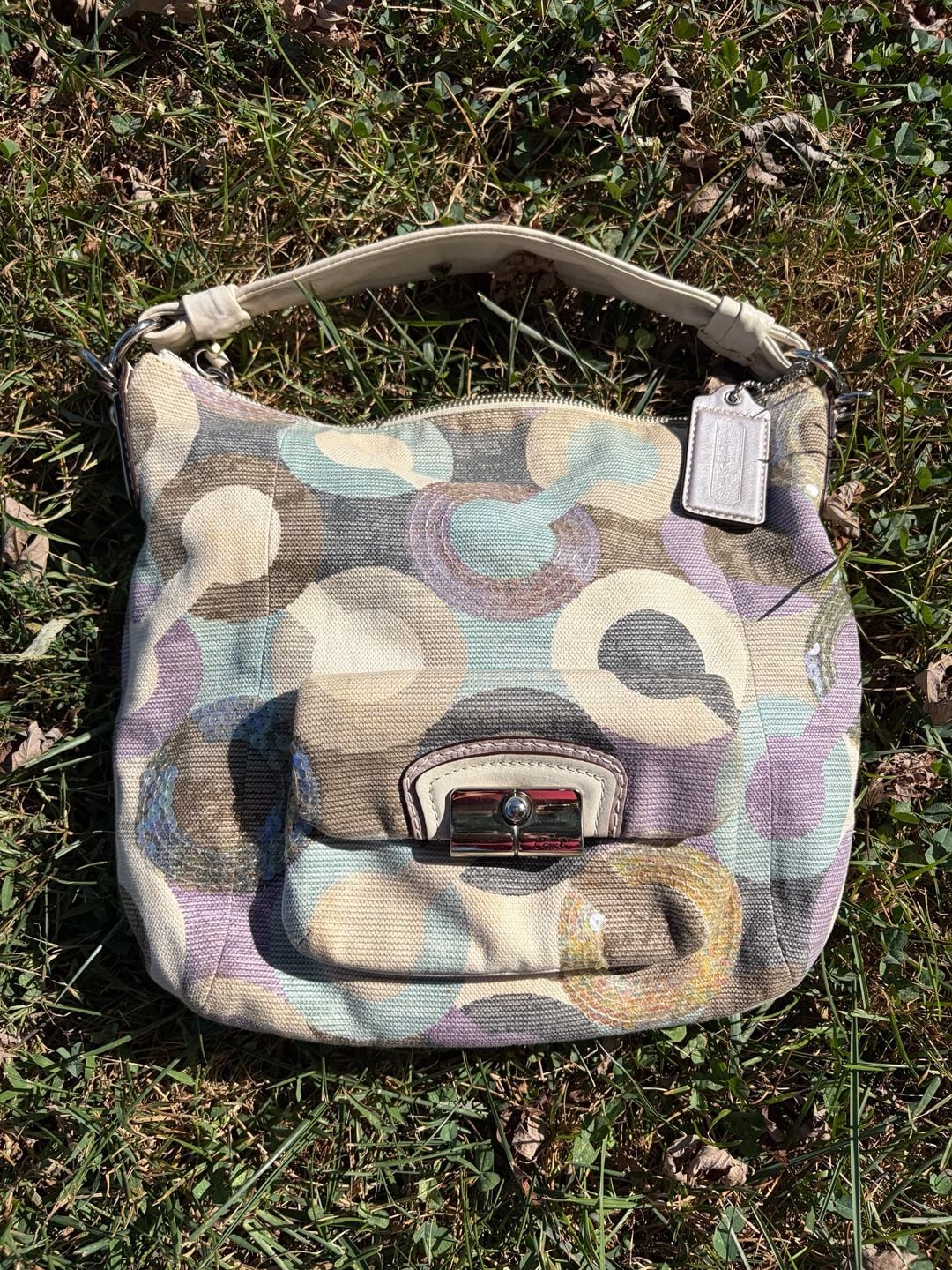 Vintage Coach Kristin Sequin OPT Art Shoulder y2k 2