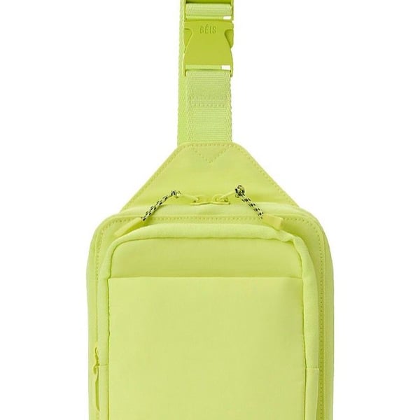 Béis Sport Sling Neon Yellow Crossbody Bag