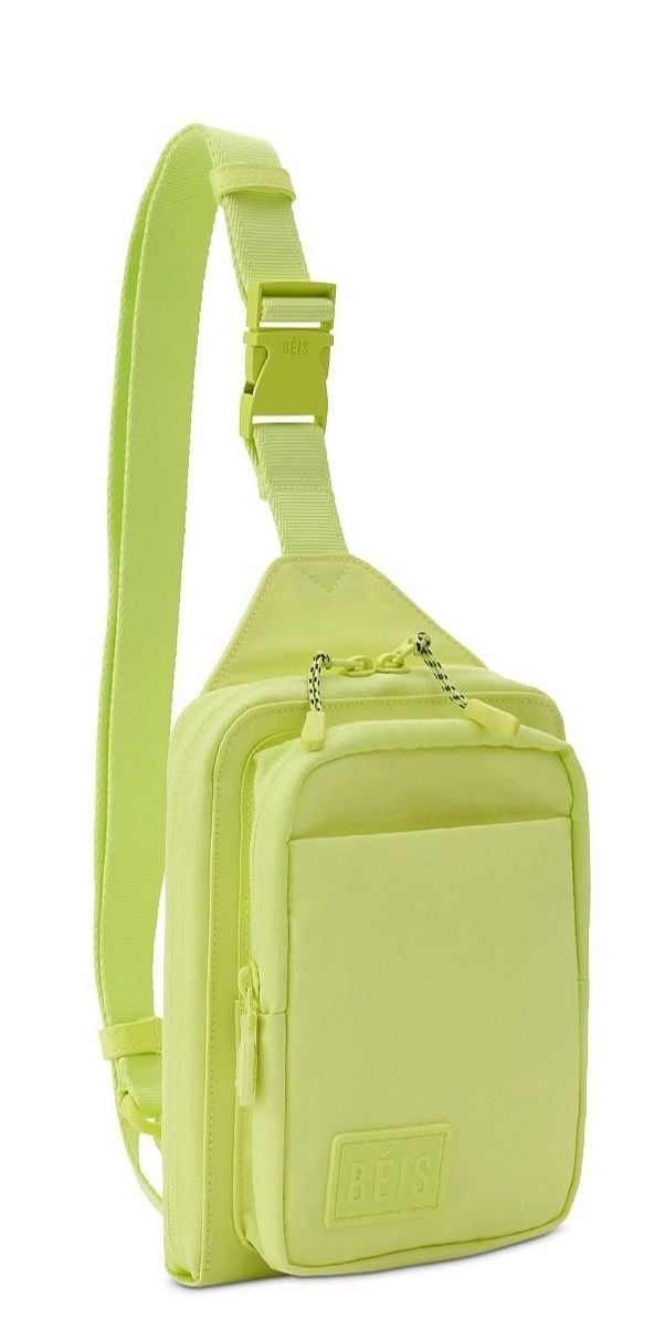 Béis Sport Sling Neon Yellow Crossbody Bag 7