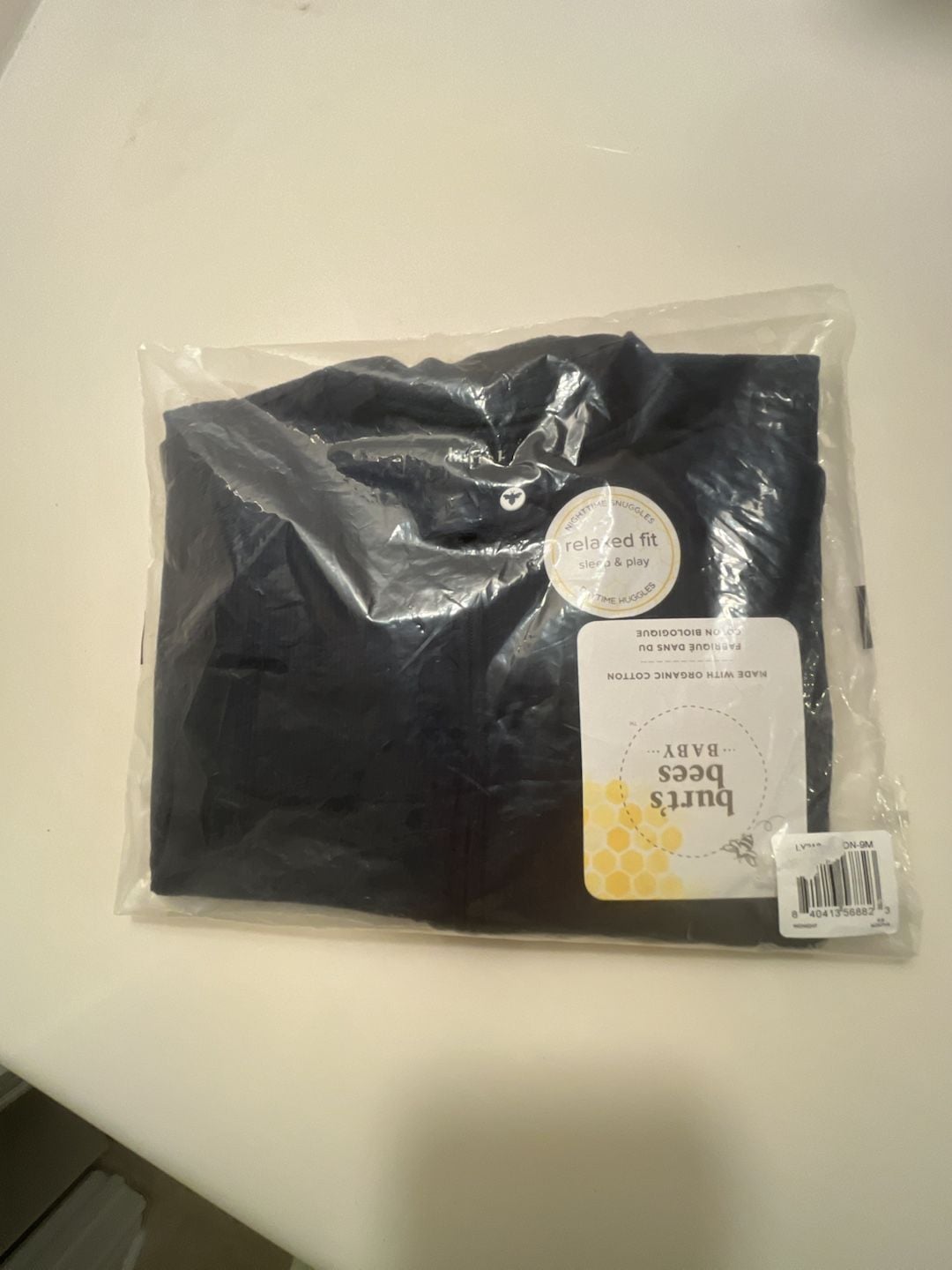 Burt's Bees sleep/play 6-9 months Organic Cotton Black 7