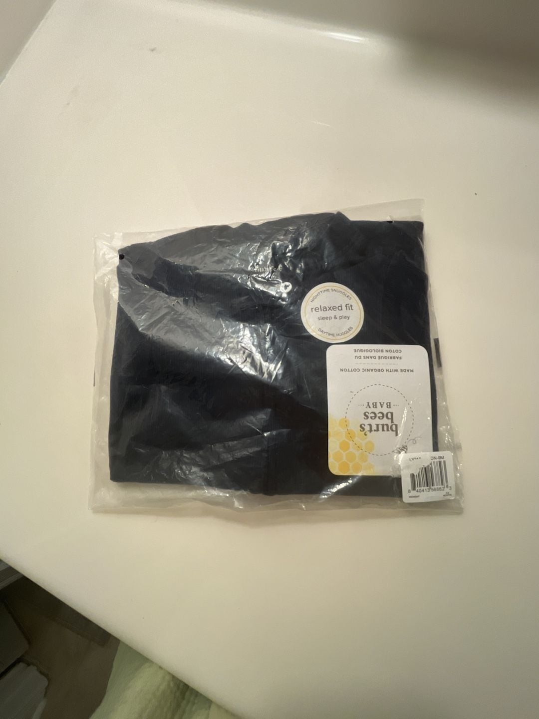 Burt's Bees sleep/play 6-9 months Organic Cotton Black 8