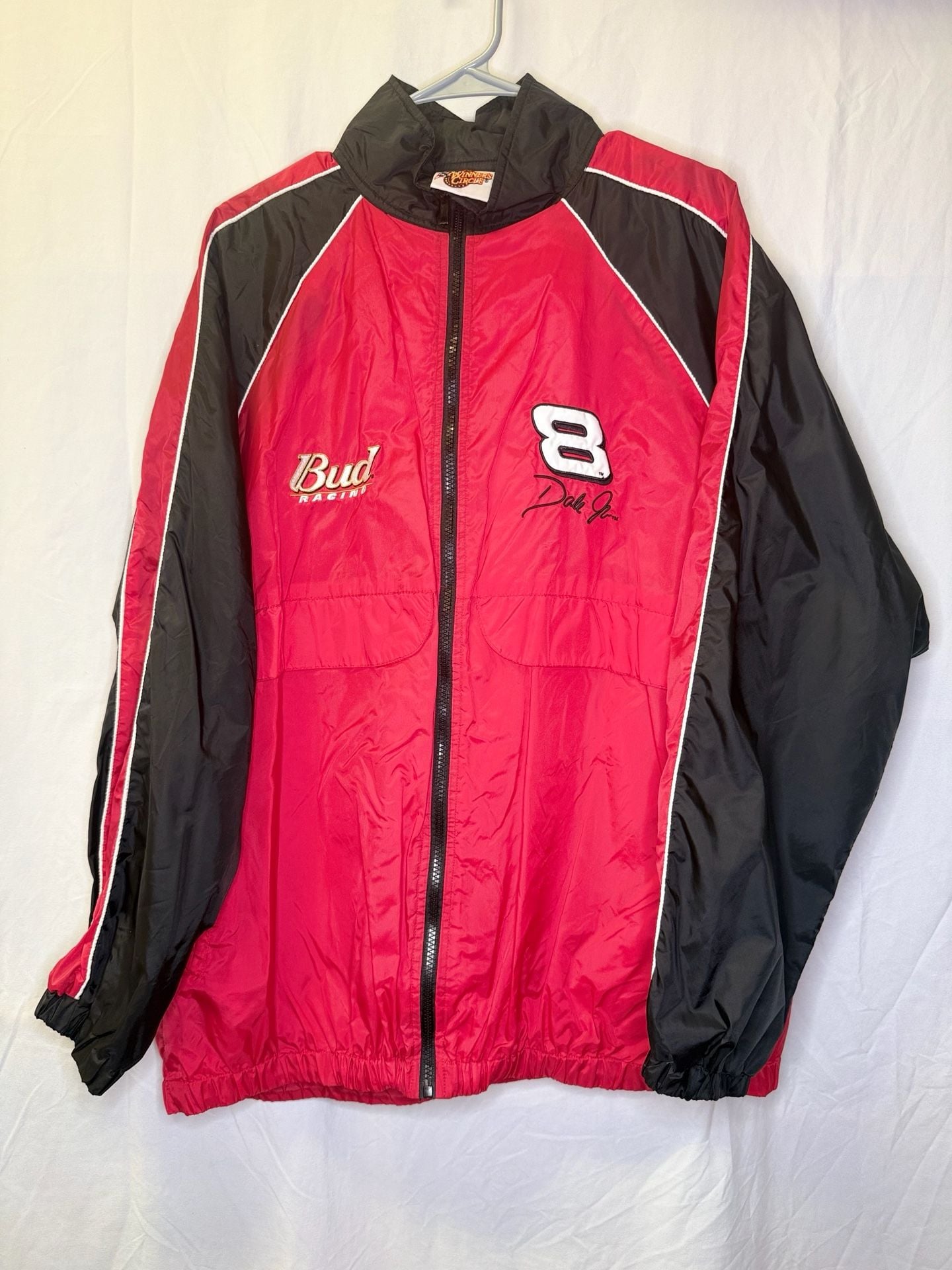 Winners Circle Dale Earnhardt Jr Bud Racing Windbreaker Size XL 2