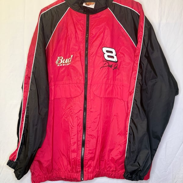 Winners Circle Dale Earnhardt Jr Bud Racing Windbreaker Size XL