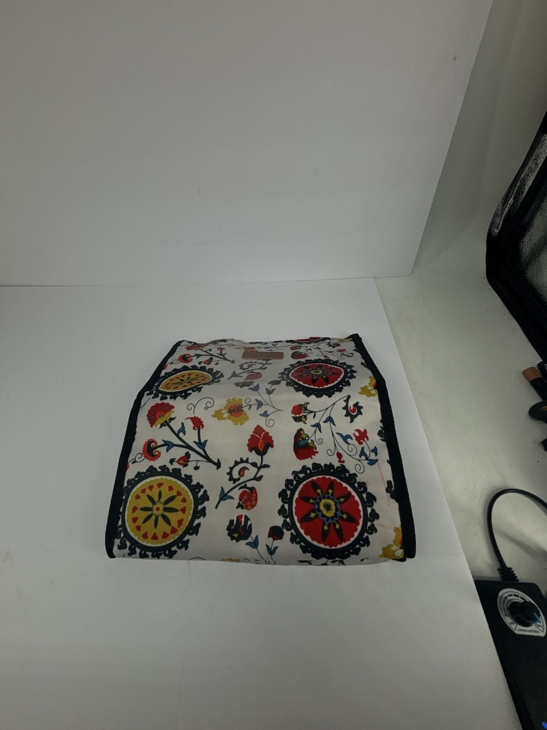 Femuar Insulated Lunch Bag Tote Floral Pattern Reusable 3