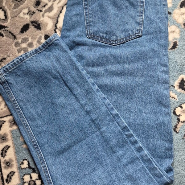 George Regular Jeans Size 38x34 Medium Wash Denim