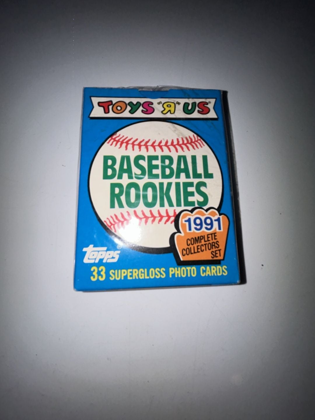 1991 Topps Toys R Us Baseball Rookies 33 Supergloss Photo Cards Sealed Set 1
