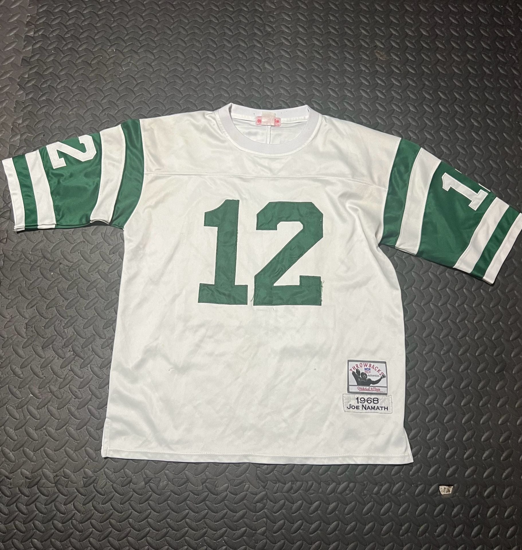 Mitchell & Ness Joe Namath 1968 New York Jets Jersey XL White 2