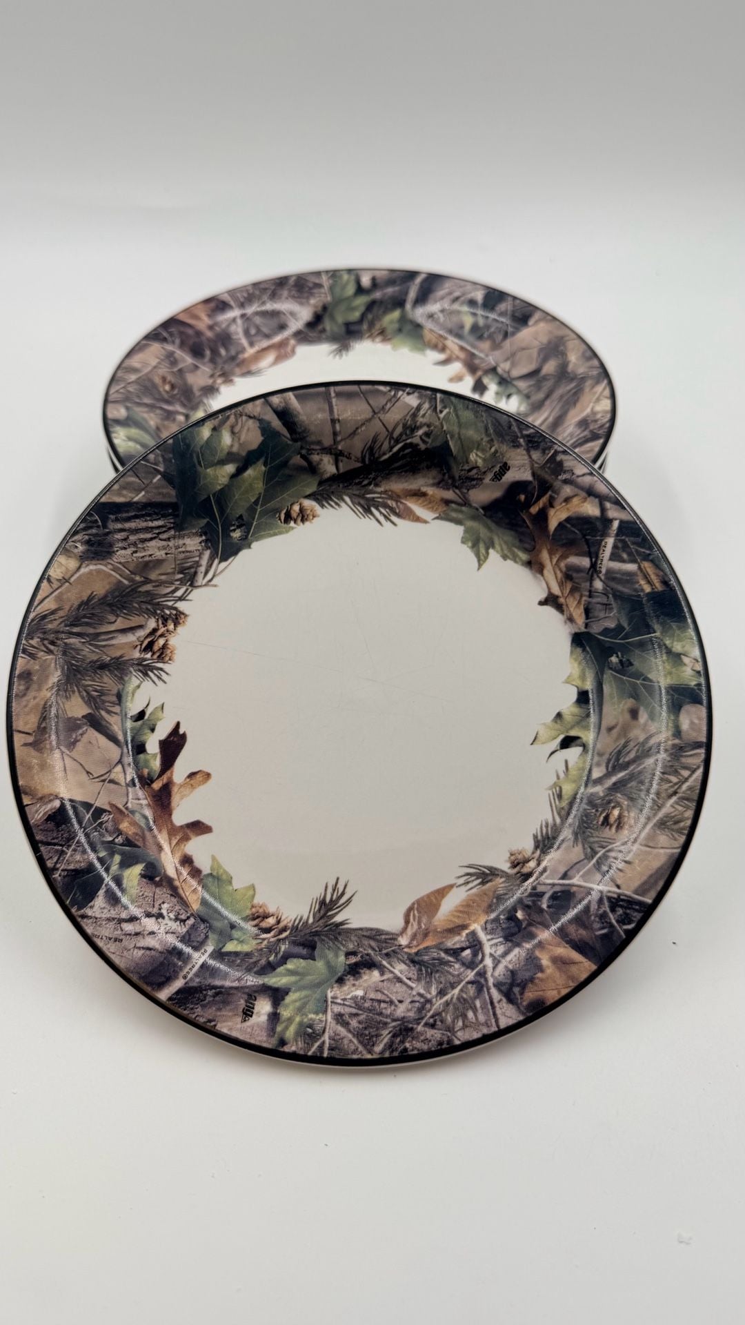 Set of 6 Bass Pro Shops Realtree APG Salad Plate 7.75 Camo Camouflage 2