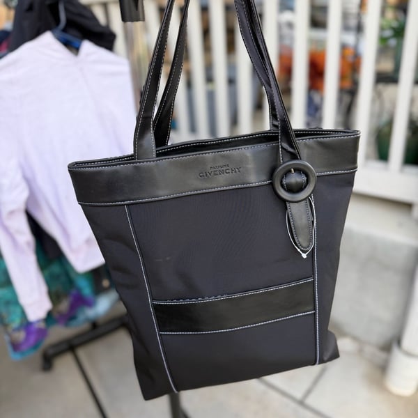 Givenchy Parfums Black Nylon Tote Bag