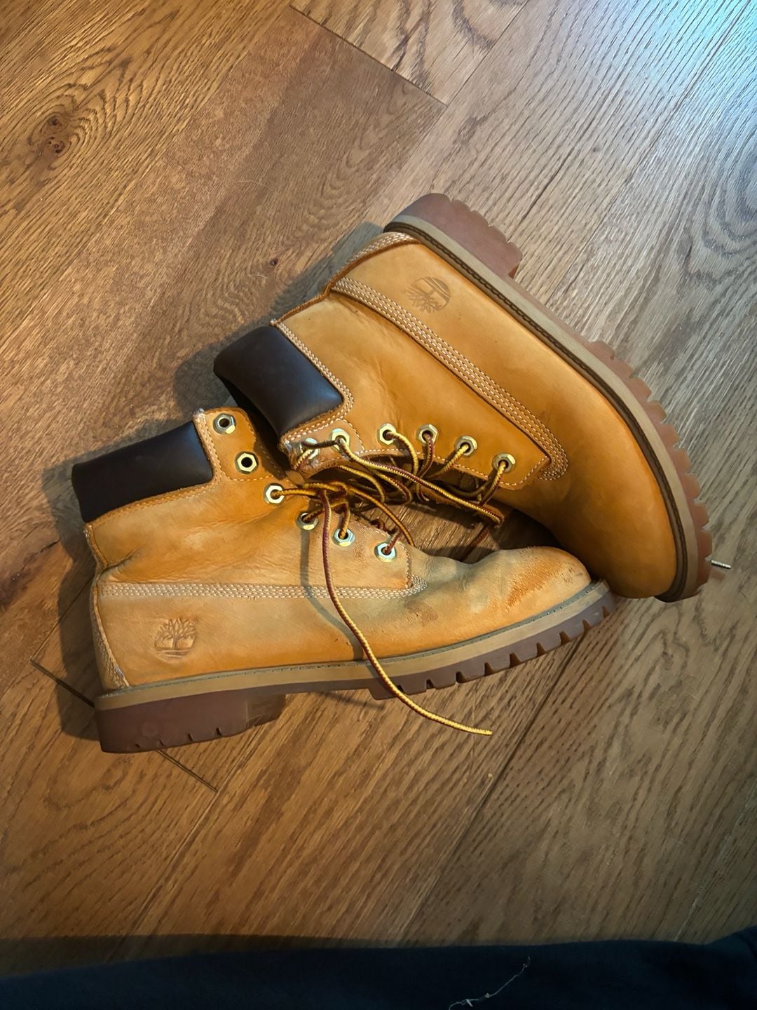 Timberland 6-Inch Premium Waterproof Boot Wheat Size 5.5 Mens 2