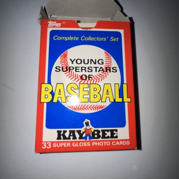 Topps Young Superstars Of Baseball Complete Collectors Set 33 Cards