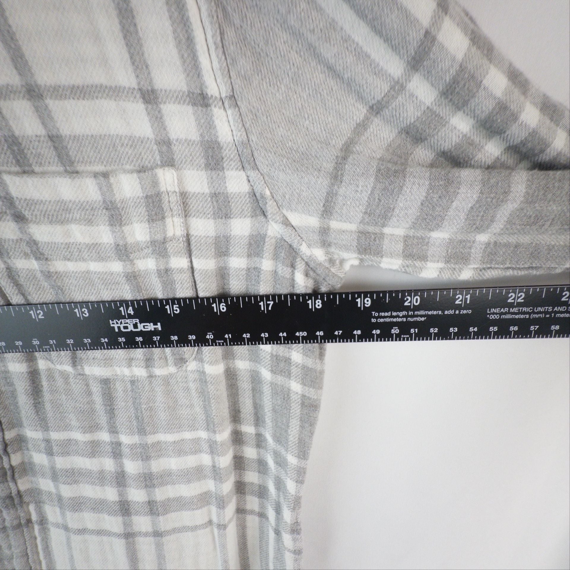 J. Crew Slim Plaid Shirt Size S Gray White Long Sleeve Button Down 5