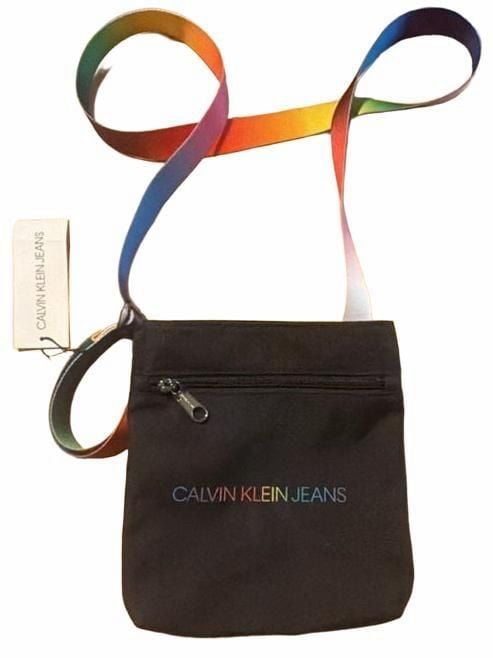 Calvin Klein Jeans Micro Flatpack Pride Crossbody Bag Black 2