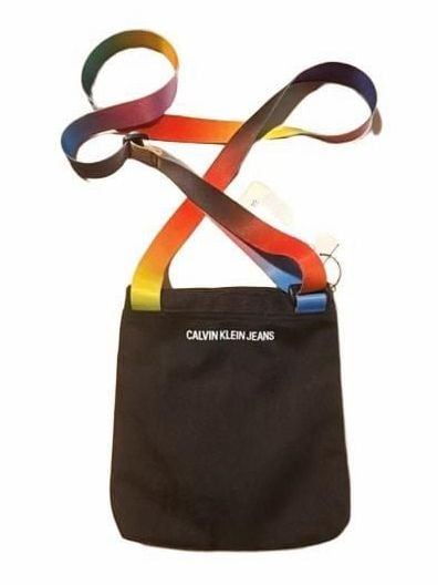 Calvin Klein Jeans Micro Flatpack Pride Crossbody Bag Black 3