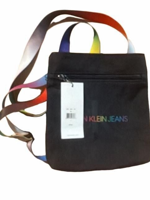 Calvin Klein Jeans Micro Flatpack Pride Crossbody Bag Black 4