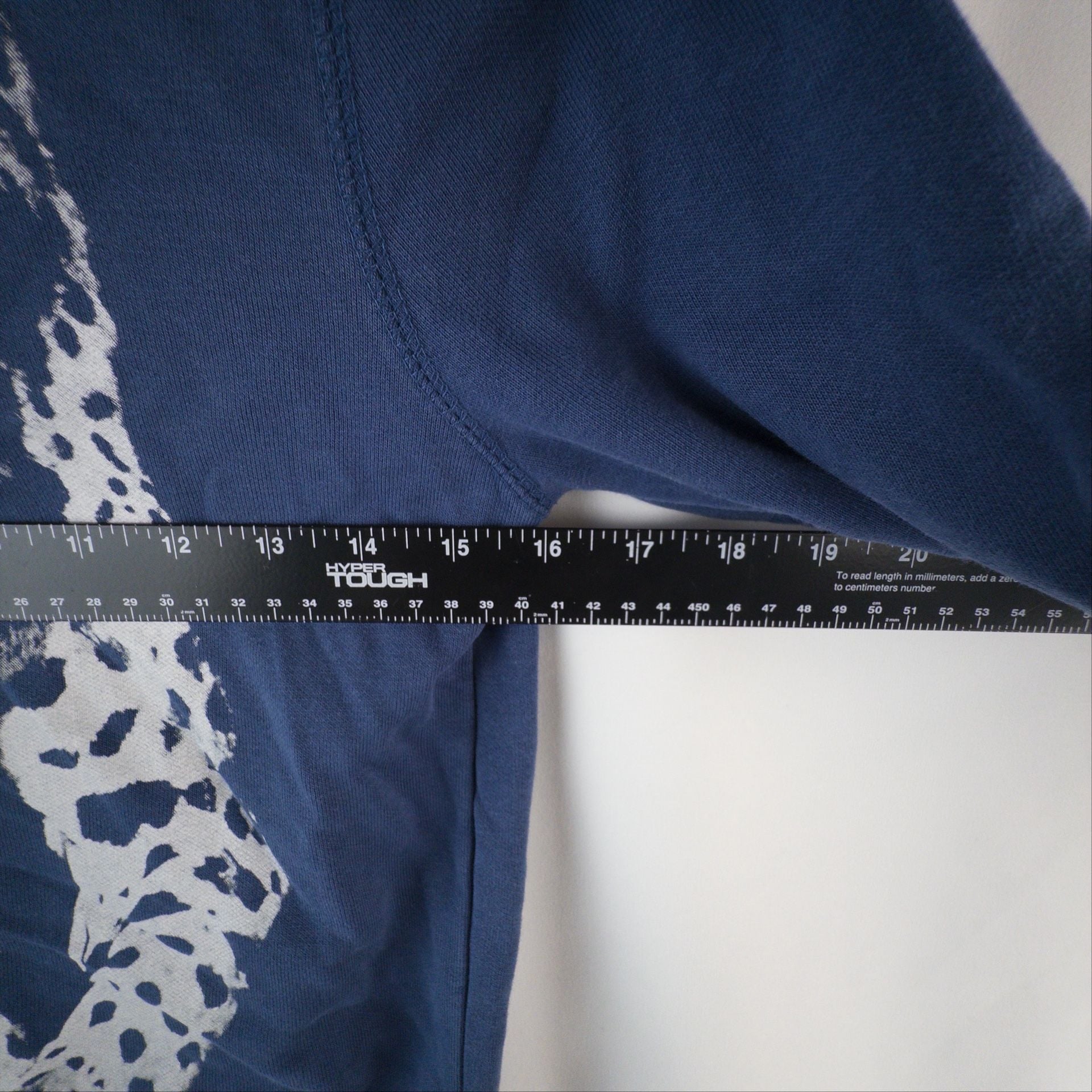 Zara Boys Sweatshirt Size 11/12 Blue Leopard Graphic Crewneck Pullover 5