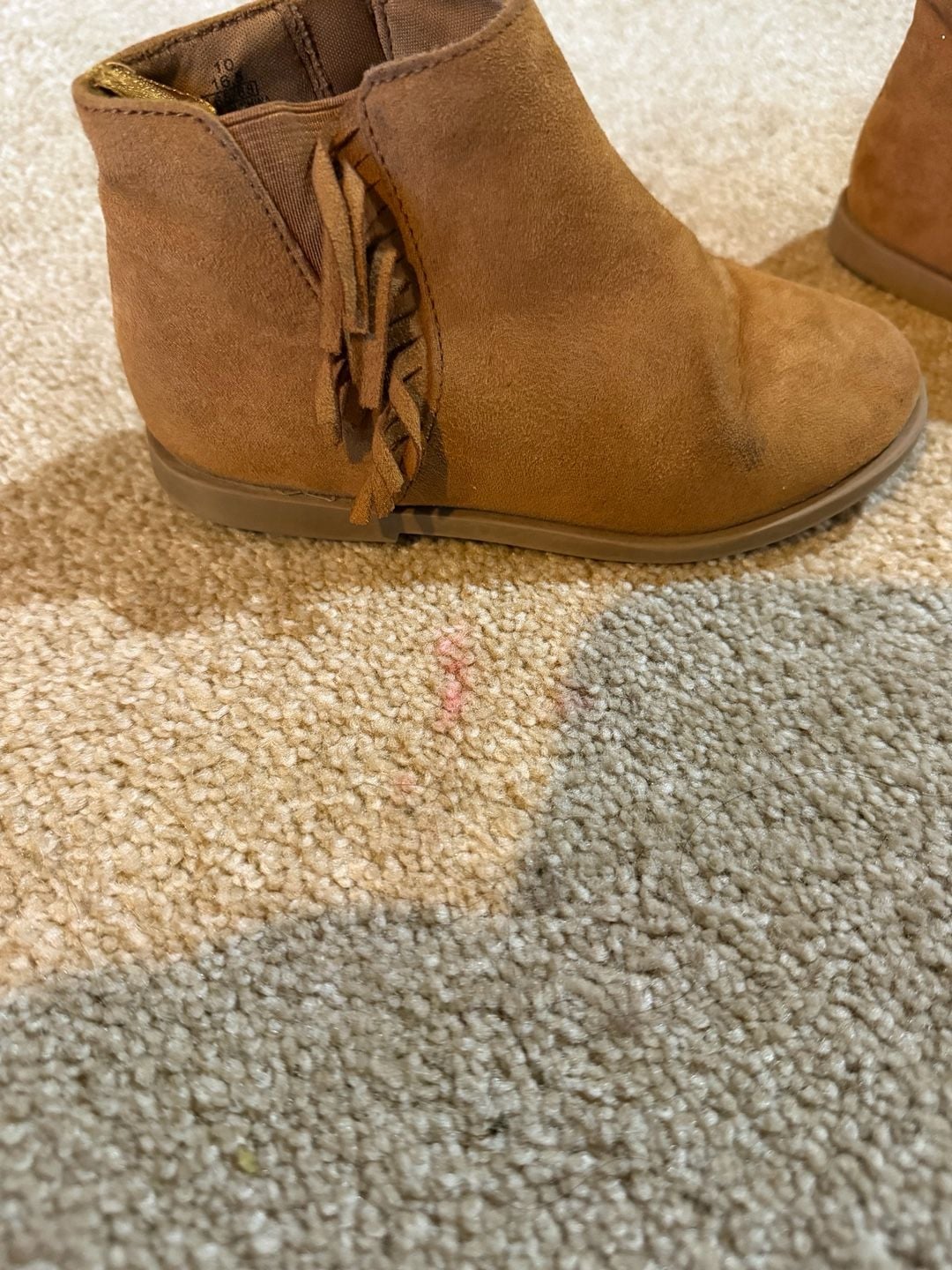 Old Navy Fringe Ankle Boots Size 10 Brown Toddler Girls 5