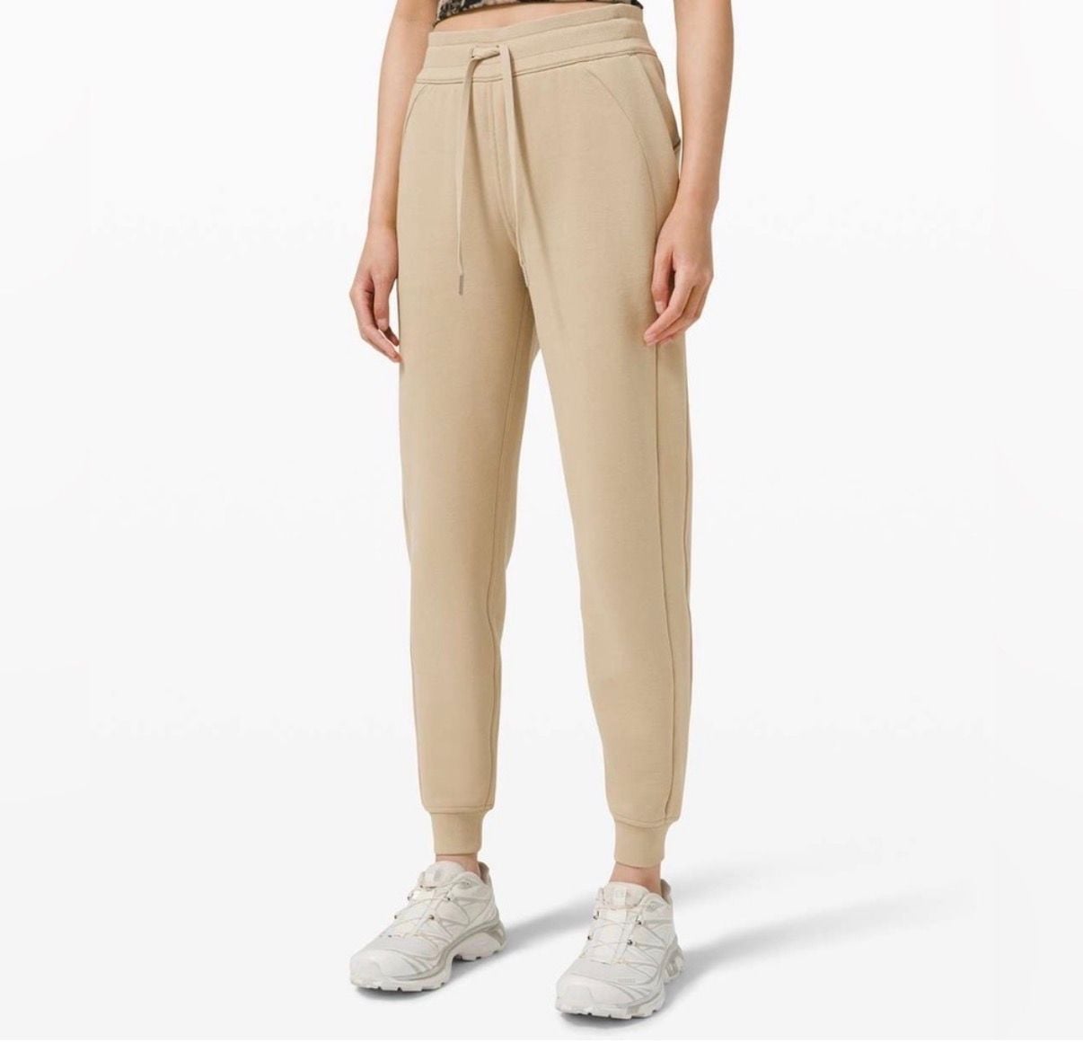 Lululemon Scuba High-Rise Jogger Tan Sweatpants Size 14 2