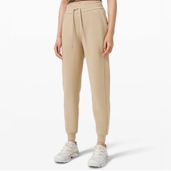 Lululemon Scuba High-Rise Jogger Tan Sweatpants Size 14
