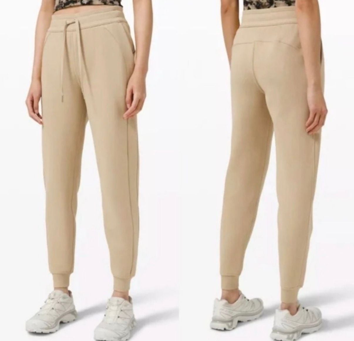 Lululemon Scuba High-Rise Jogger Tan Sweatpants Size 14 4