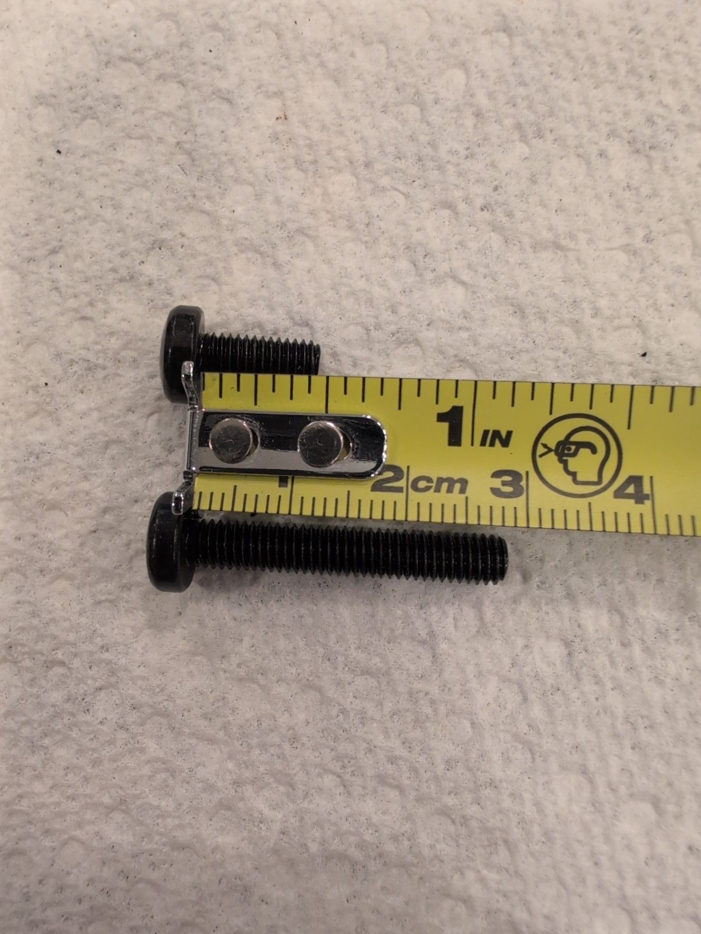 TV Stand Base Screws Black Phillips Machine Screws Set of 8 2