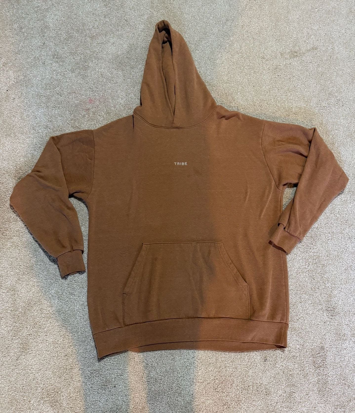 Tribe Kelley Hoodie Size 2XL Brown Pullover 2