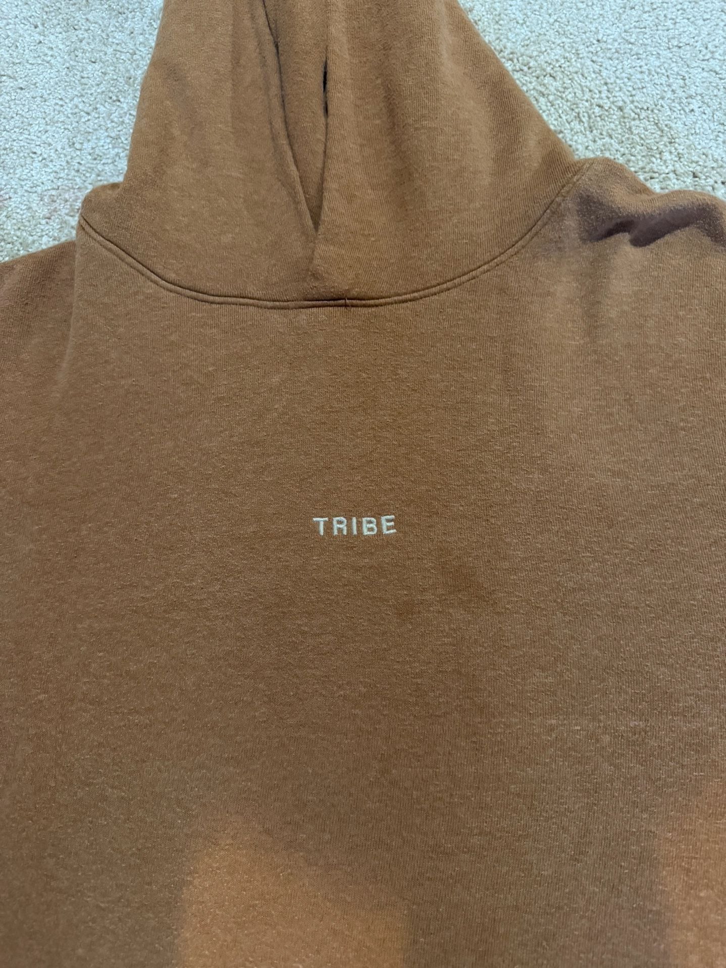 Tribe Kelley Hoodie Size 2XL Brown Pullover 3
