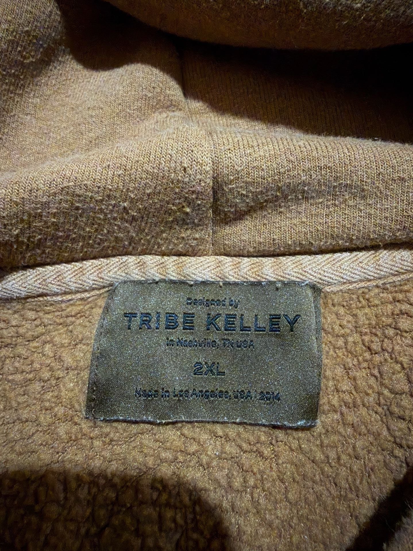 Tribe Kelley Hoodie Size 2XL Brown Pullover 4