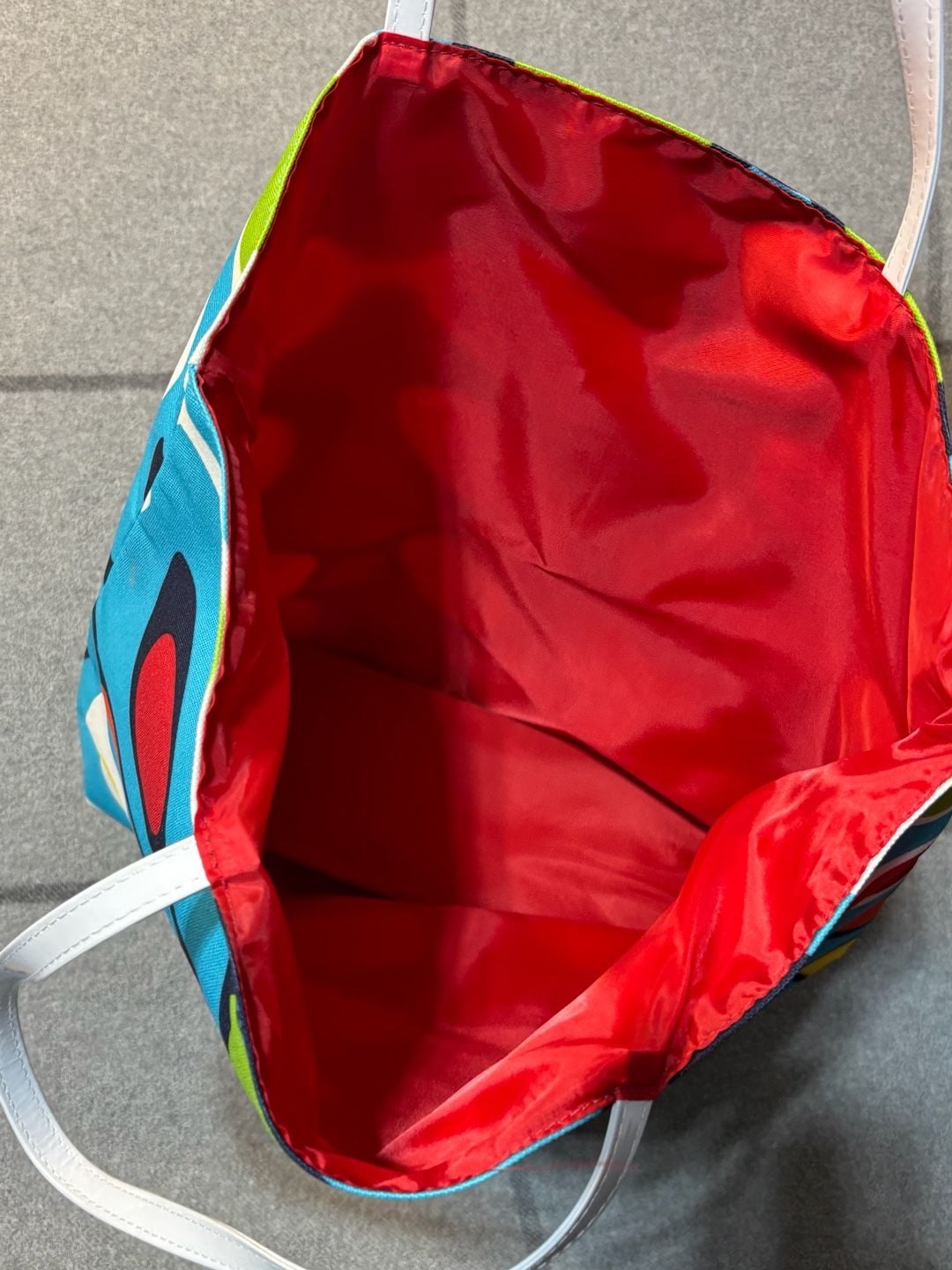 Estee Lauder Lisa Perry Sunglasses Tote Beach Bag Blue 4