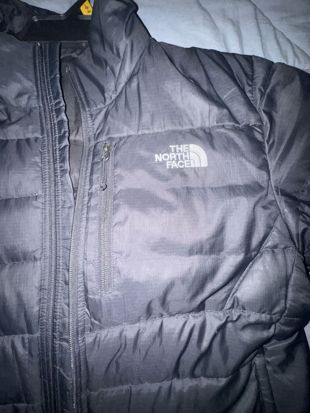 The North Face Puffer Jacket Size M Black Down Full Zip 3