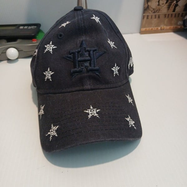 New Era Houston Astros 9TWENTY Adjustable Hat Black