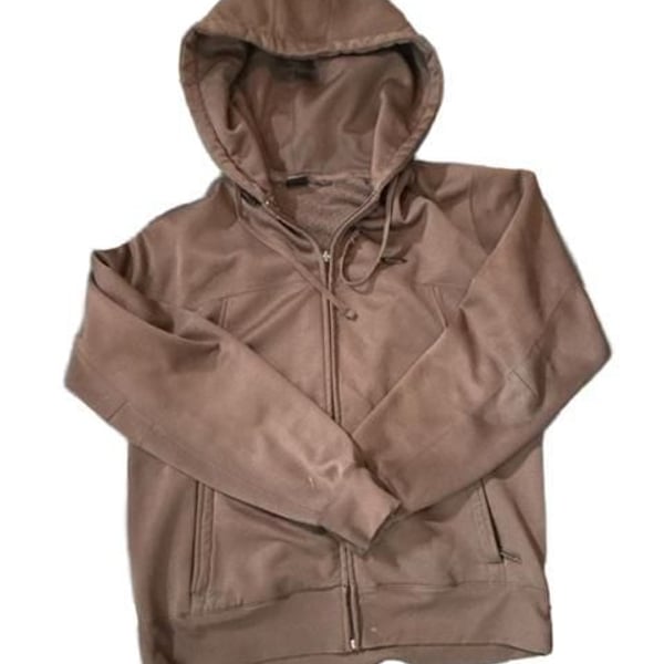Oakley Full Zip Hoodie Size L Brown Technical Fleece