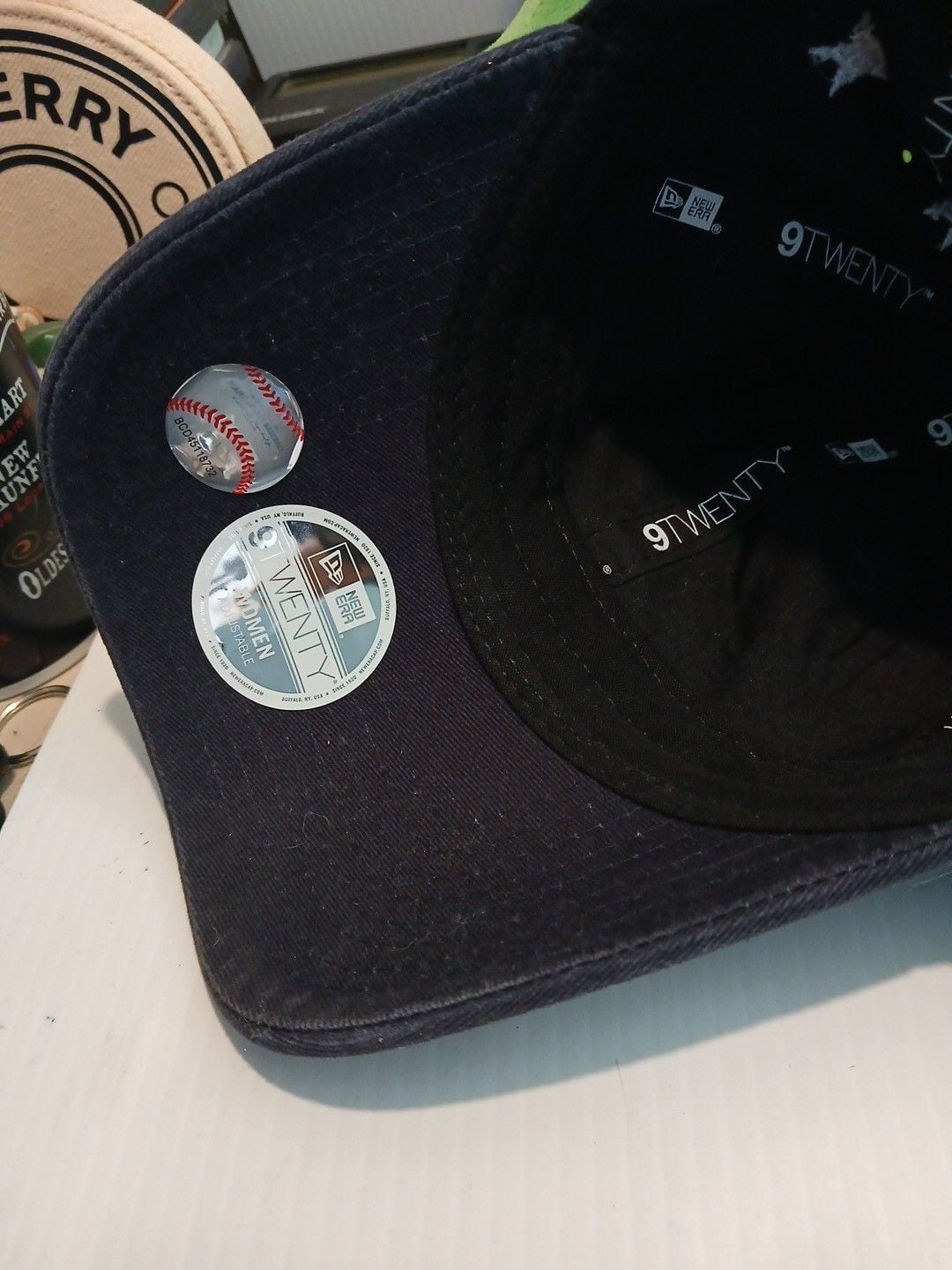 New Era Houston Astros 9TWENTY Adjustable Hat Black 7