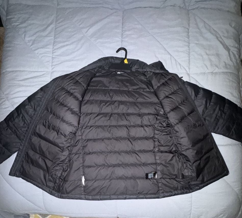 The North Face Puffer Jacket Size M Black Down Full Zip 5