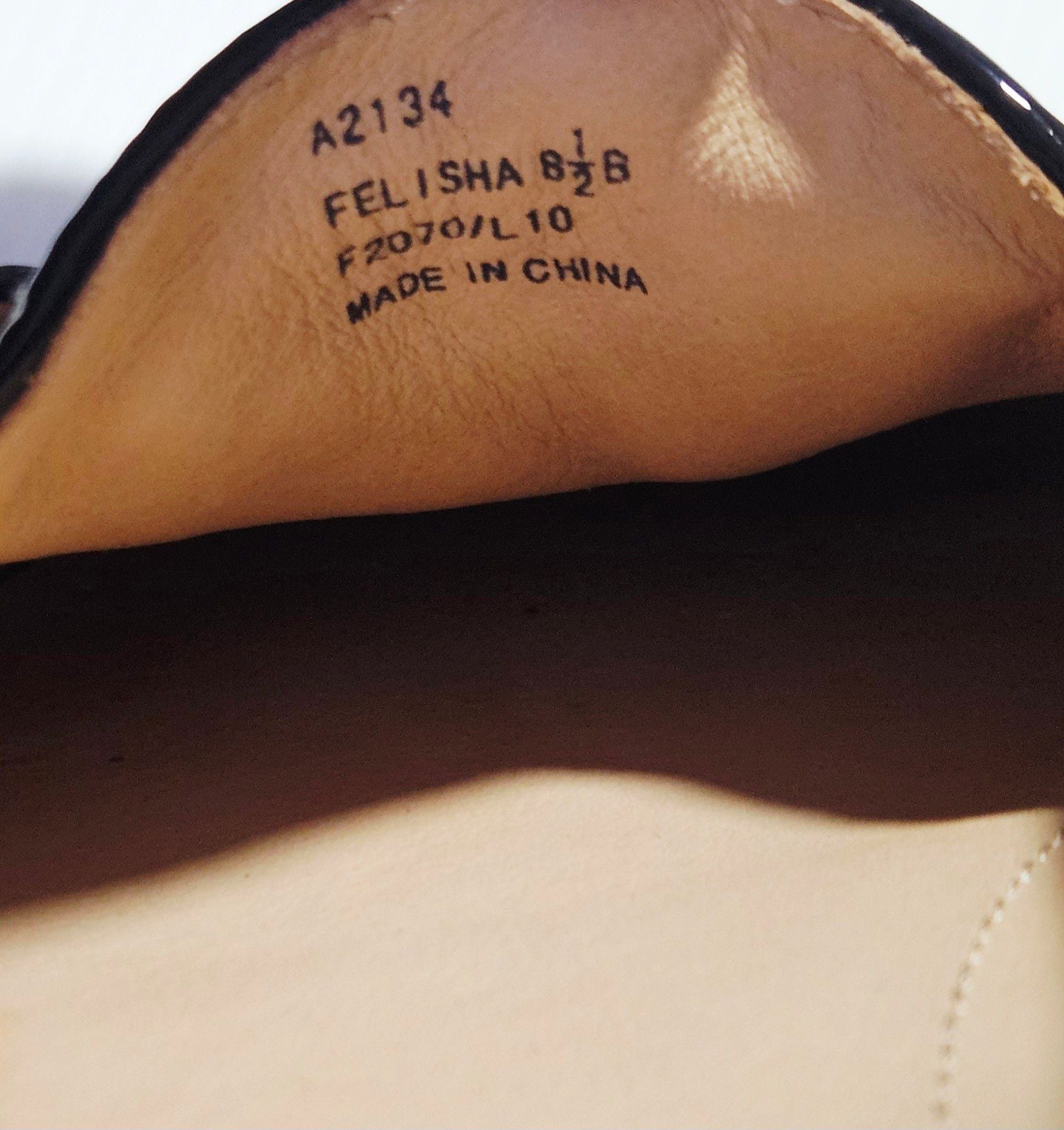 Coach Felisha Signature Loafer Flats Sz 8.5B Brown Jacquard Patent Leather A2134 12