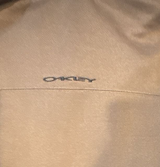Oakley Full Zip Hoodie Size L Brown Technical Fleece 7