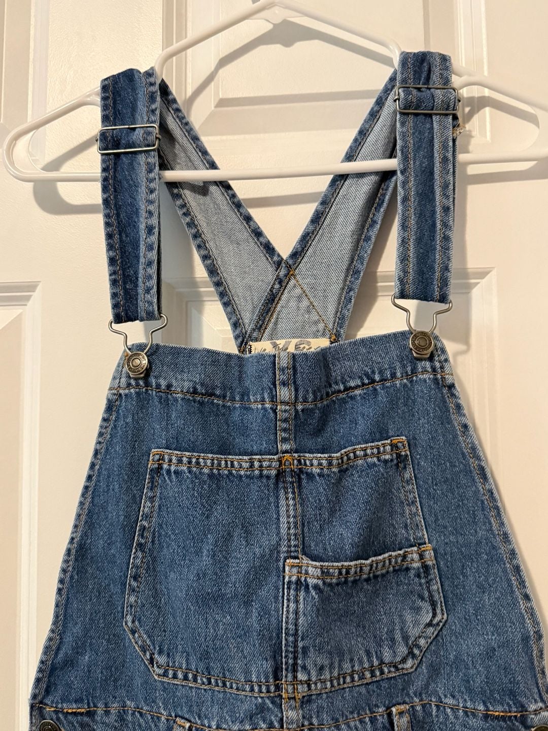 NWT We The Free Denim Shortalls Size XS 3