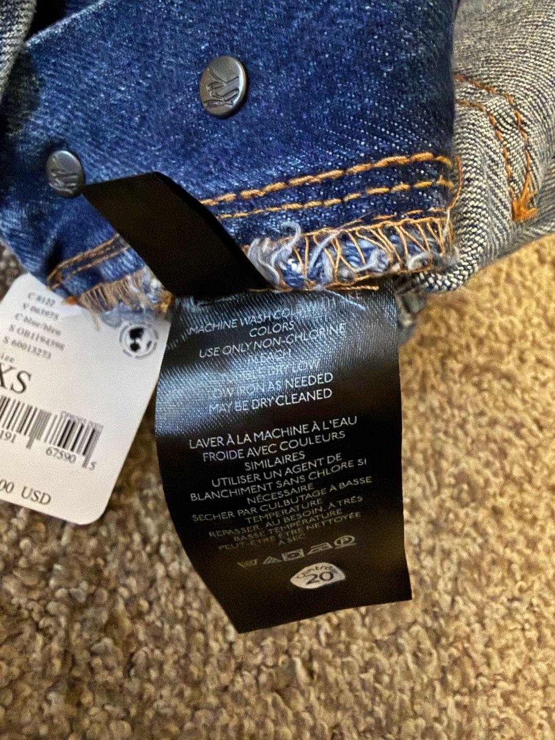 NWT We The Free Denim Shortalls Size XS 8