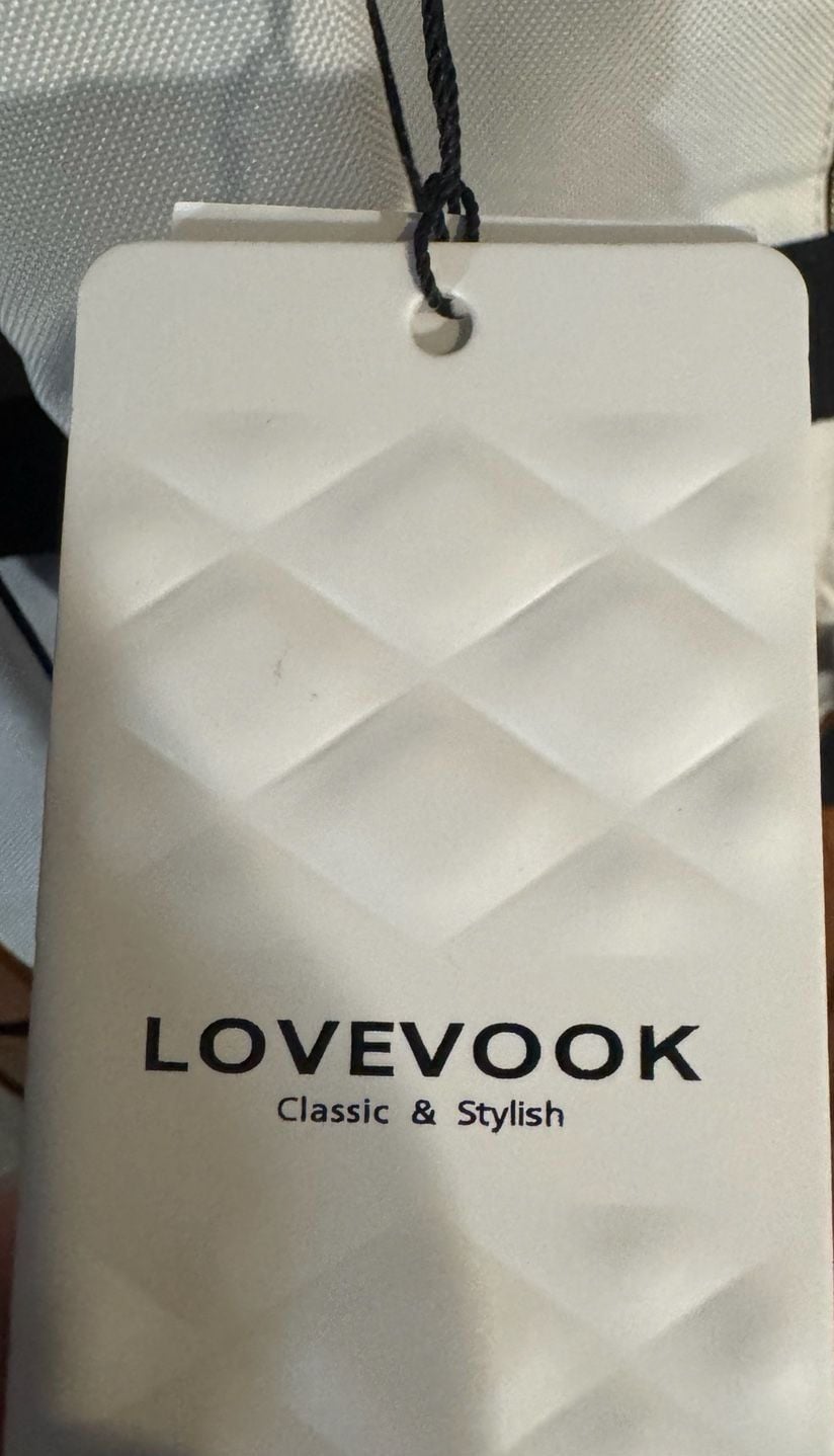 Lovevook Laptop Backpack Cream Black New With Tags 9