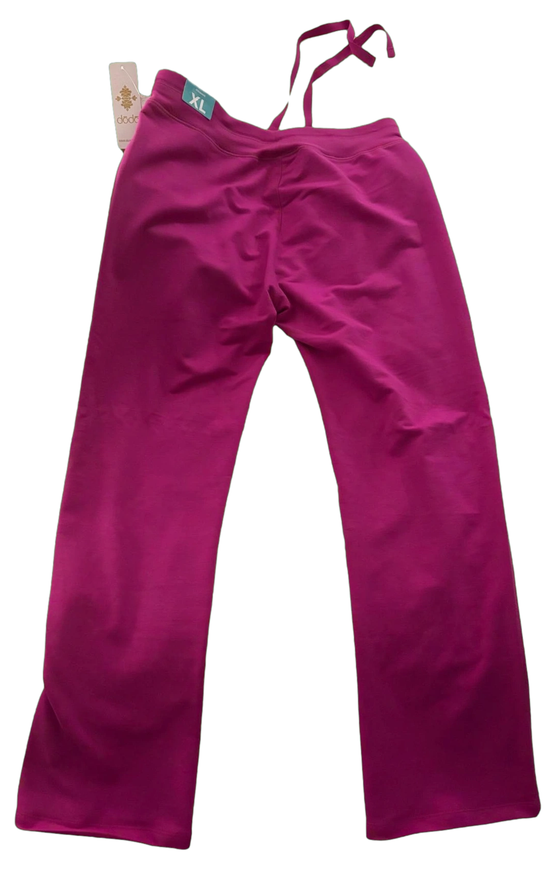 Dodo Comfy Lounge Set 3XL Magenta V-Neck Tee and Pants NWT 2