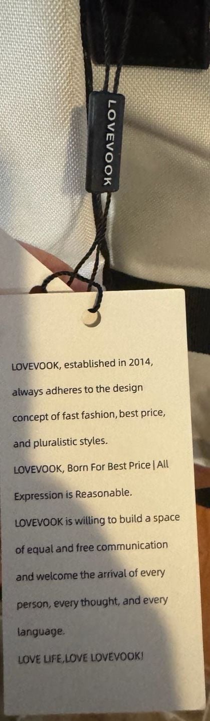 Lovevook Laptop Backpack Cream Black New With Tags 10