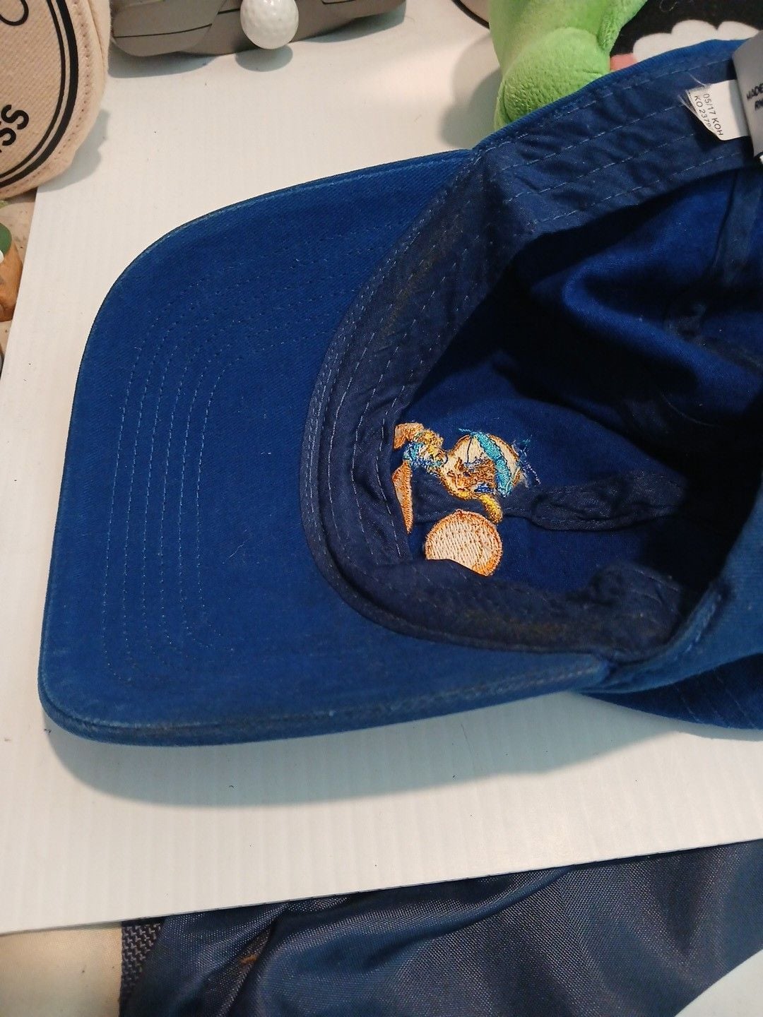 Looney Tunes Tweety Bird Baseball Hat Blue Embroidered Strapback 8